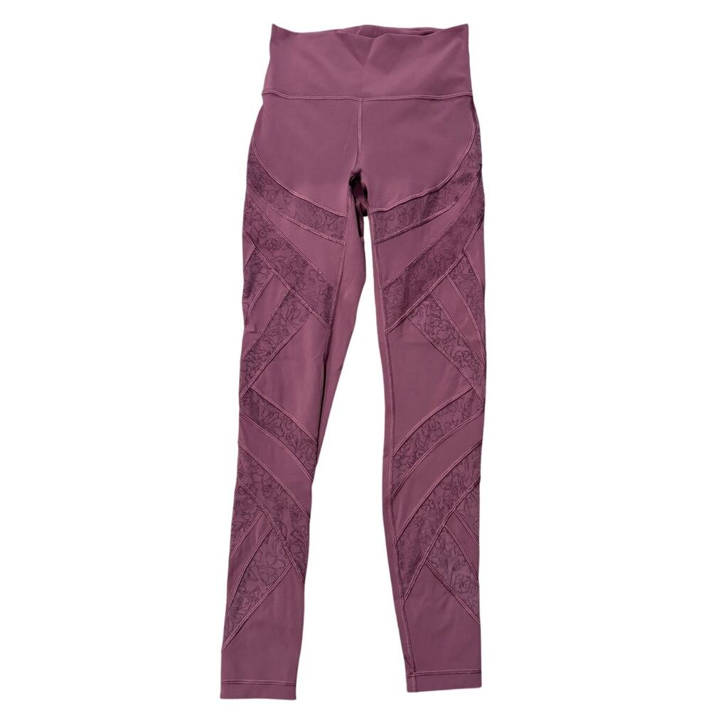 MSRP $118✨ Lululemon Wunder Under High-Rise Tight Flocked Leggings 28” | Size 4✨ - Picture 4 of 7